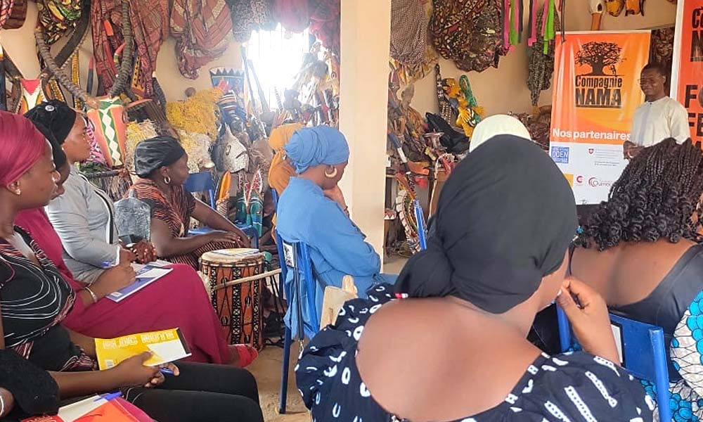 La Compagnie Nama forme les femmes marionnettistes à devenir des artistes autonomes