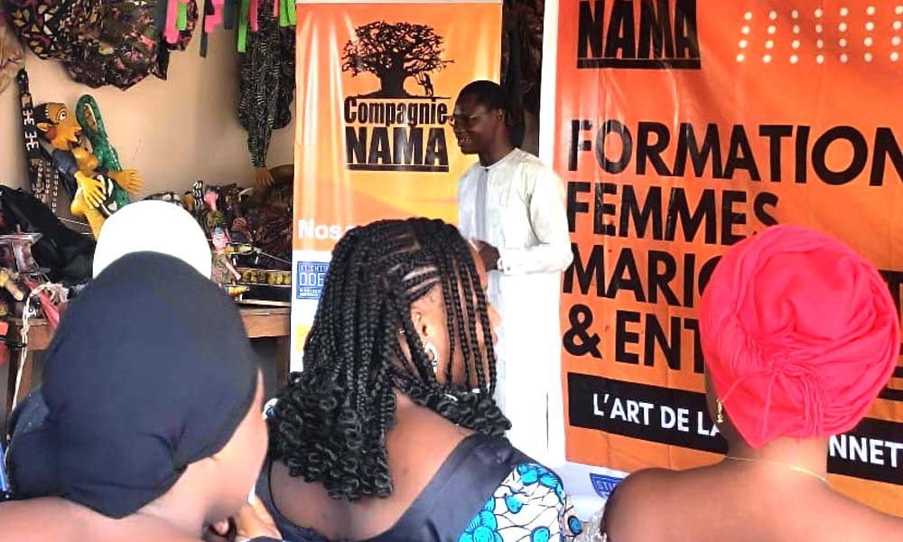 La Compagnie Nama forme les femmes marionnettistes à devenir des artistes autonomes