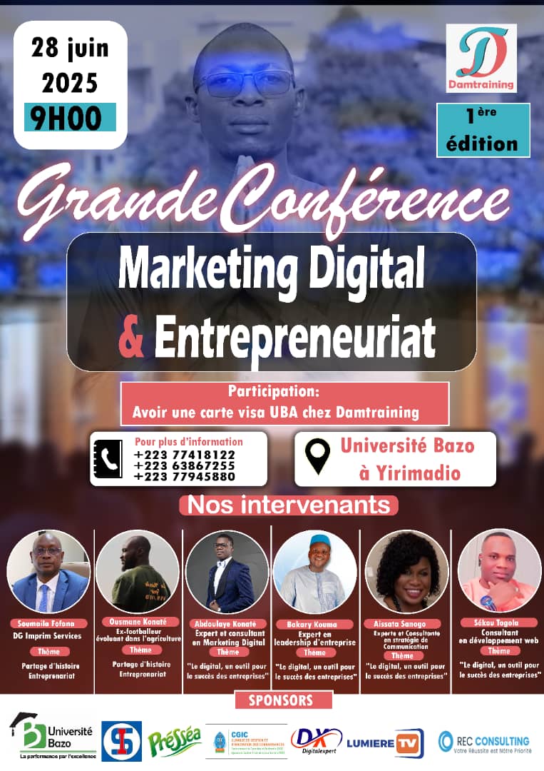 Conférence Marketing Digital & Entrepreneuriat