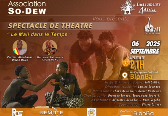 Spectacle de théâtre à BlonBa : “Le Mali dans le Temps”