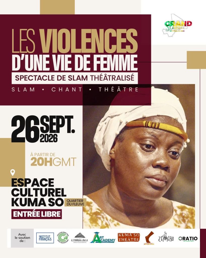 « Les violences d'une vie de femme » – Spectacle de slam théâtralisé à Kuma Sô